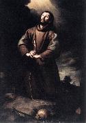 MURILLO, Bartolome Esteban St Francis of Assisi at Prayer sg oil painting picture wholesale